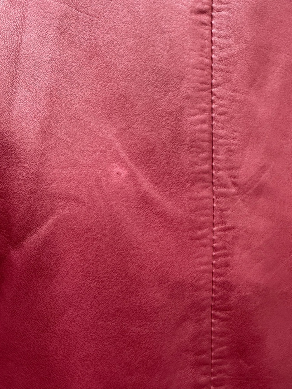 Stradivarius Genuine Leather Biker Jacket Size M-L Slim Fit - Picture 4 of 10